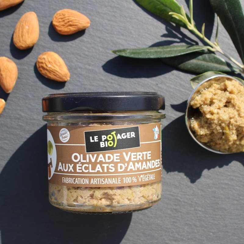 Cabillaud et son olivade verte aux éclats d’amandes