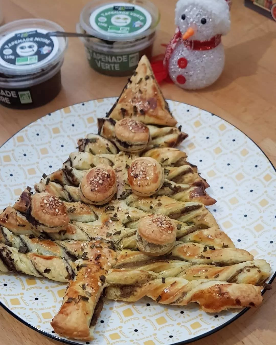 Le sapin de Noël à la tapenade