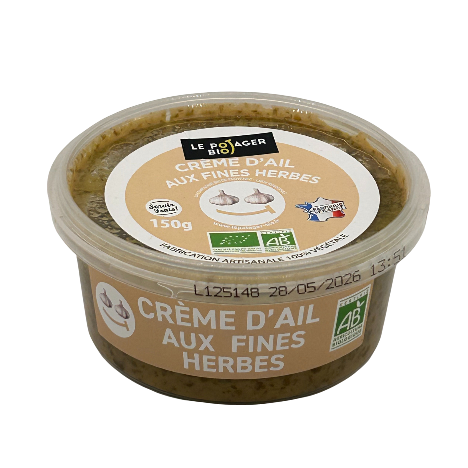 crème d'ail aux fines herbes