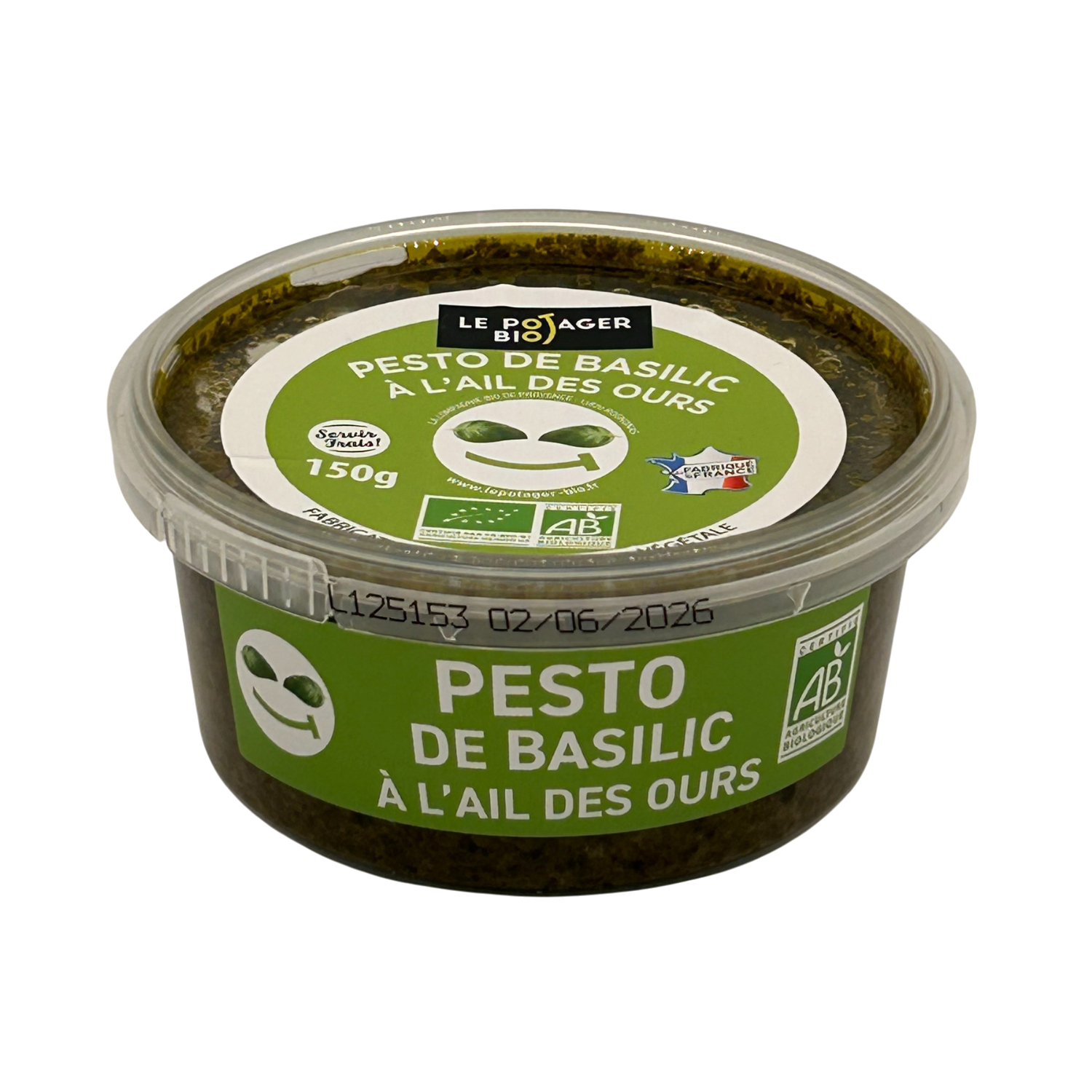 pesto de basilic à l'ail des ours