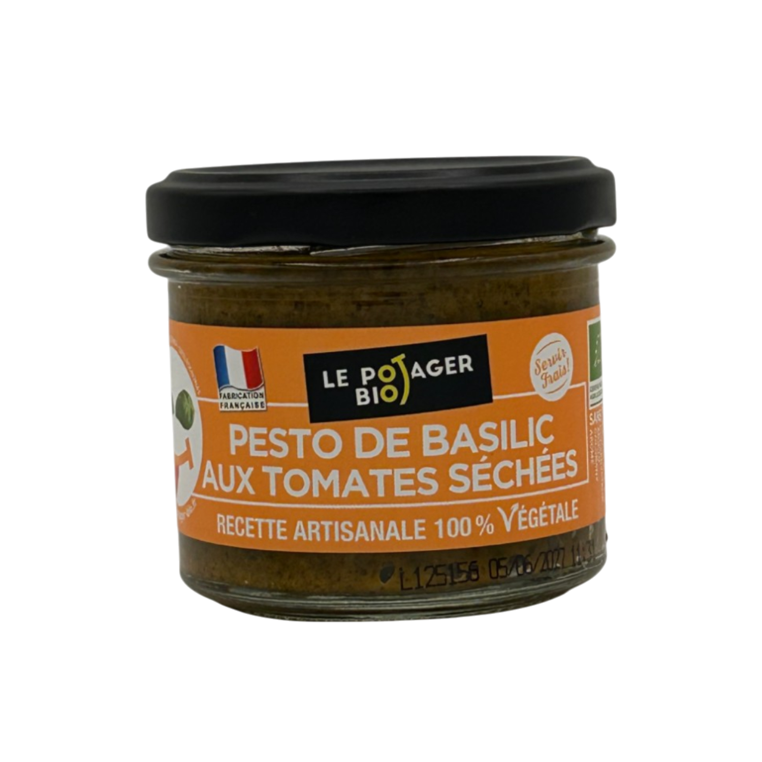 pesto de basilic aux tomates séchées