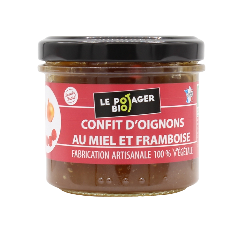 confit oignon framboise fond transparent