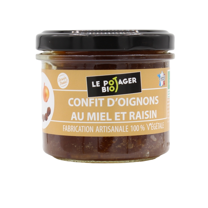 confit oignon miel fond transparent