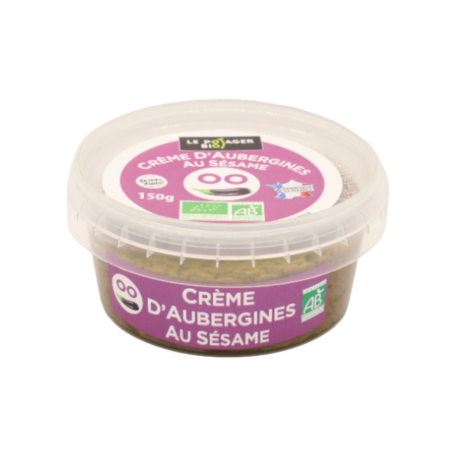 coupelle aubergine fond transparent