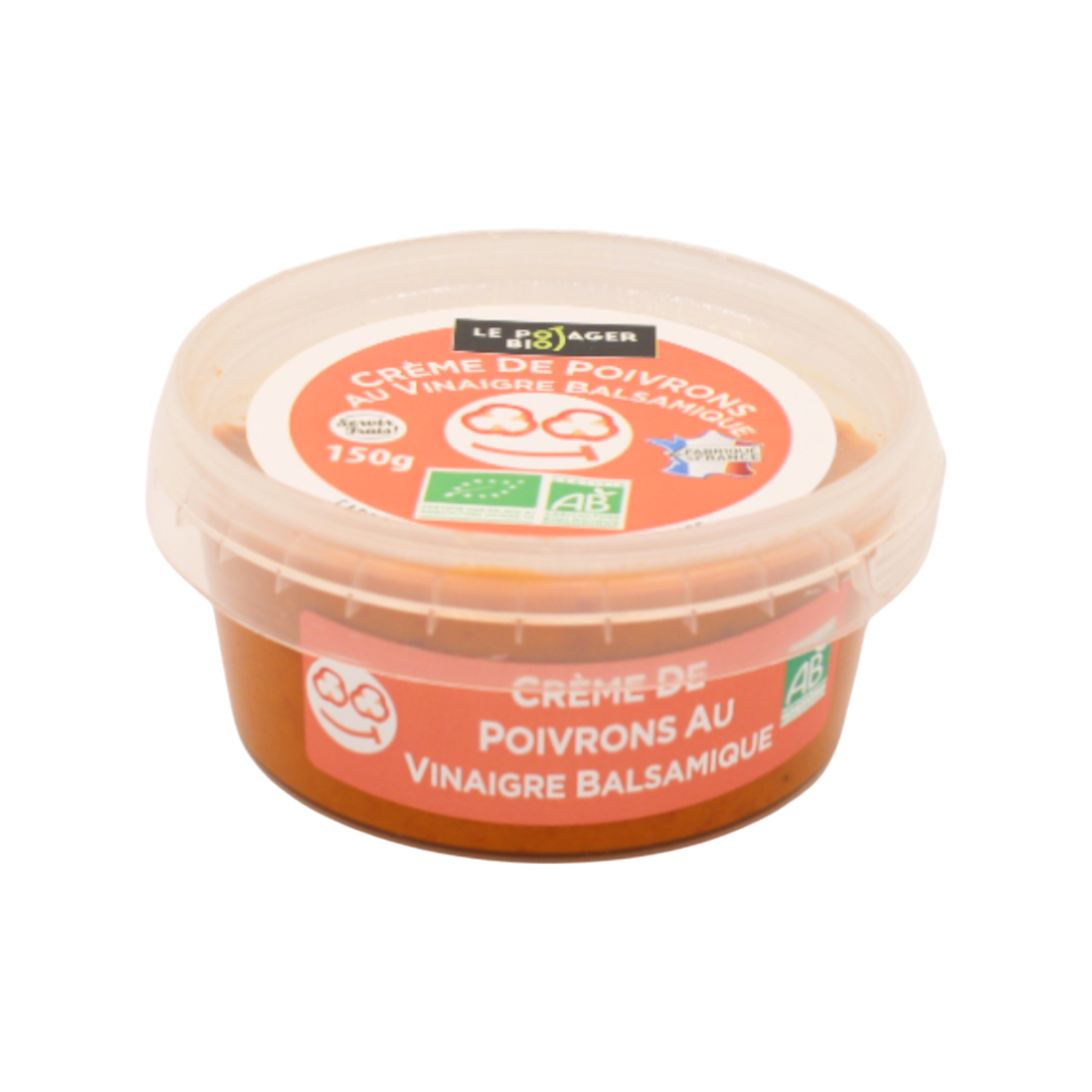 coupelle poivron fond transparent