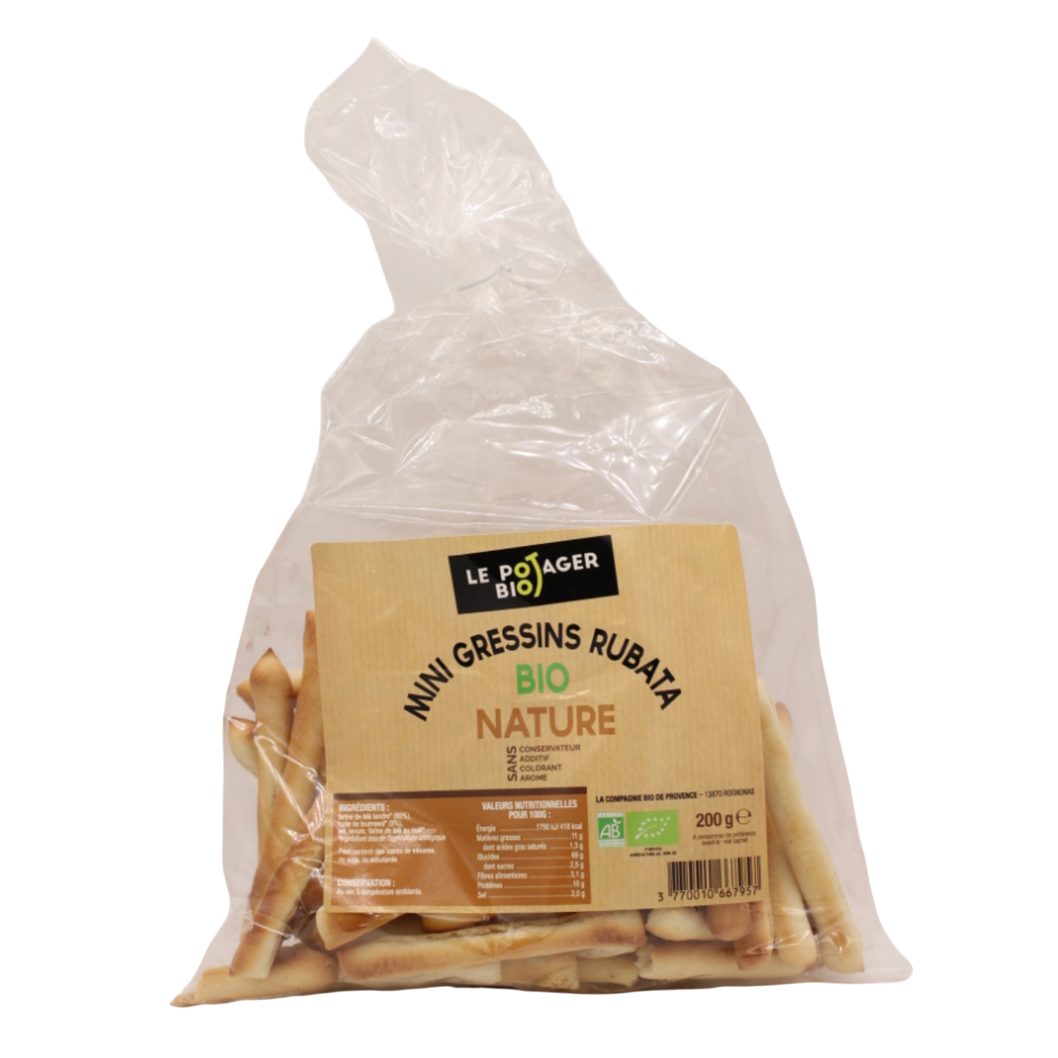 mini gressins nature fond transparent