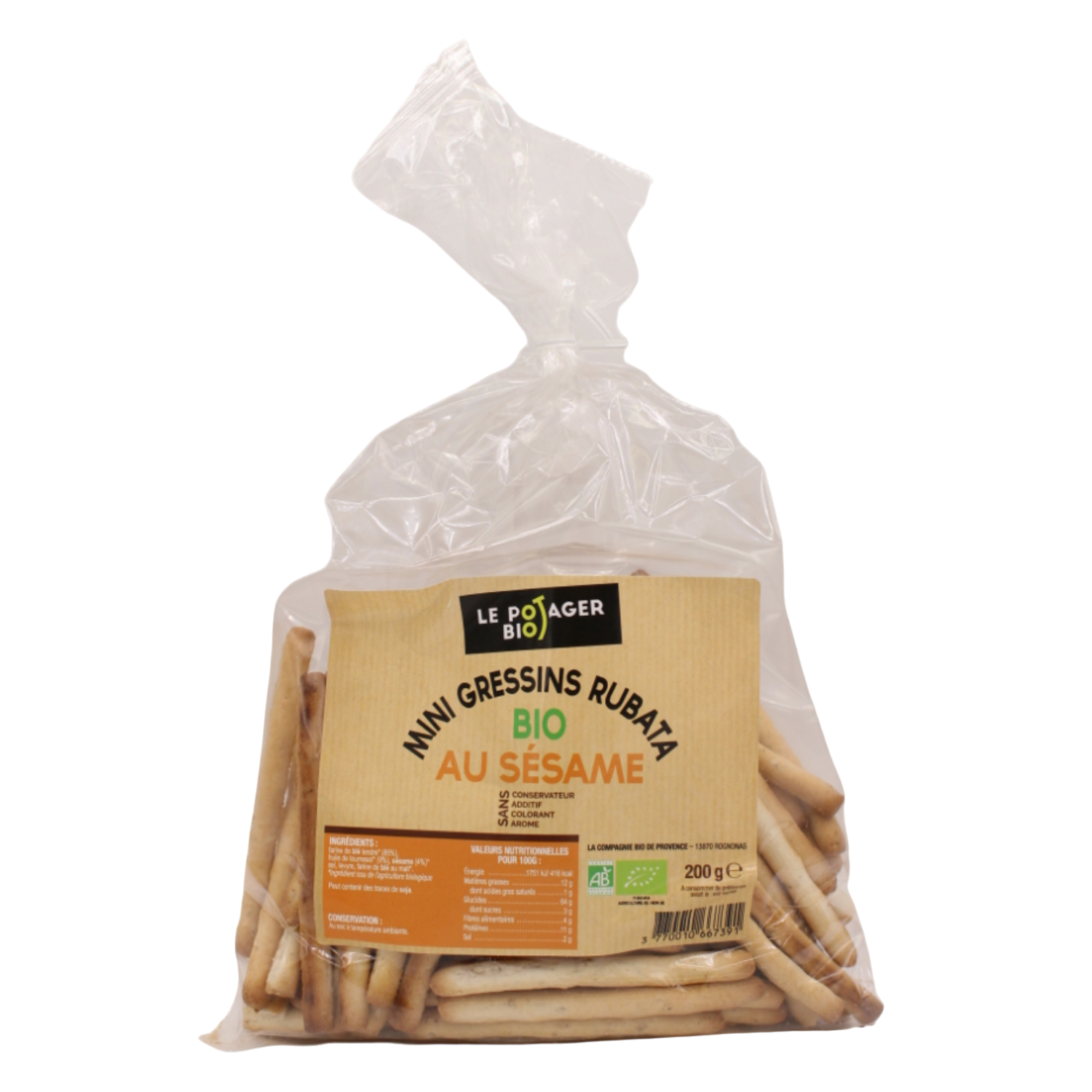 mini gressins sesame fond transparent