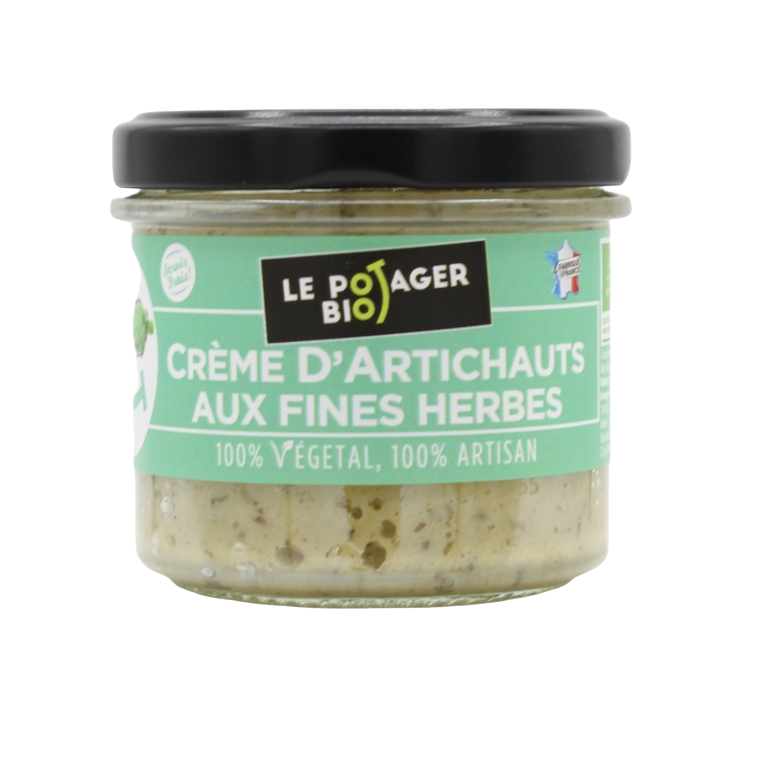 verrine artichaut fond transparent