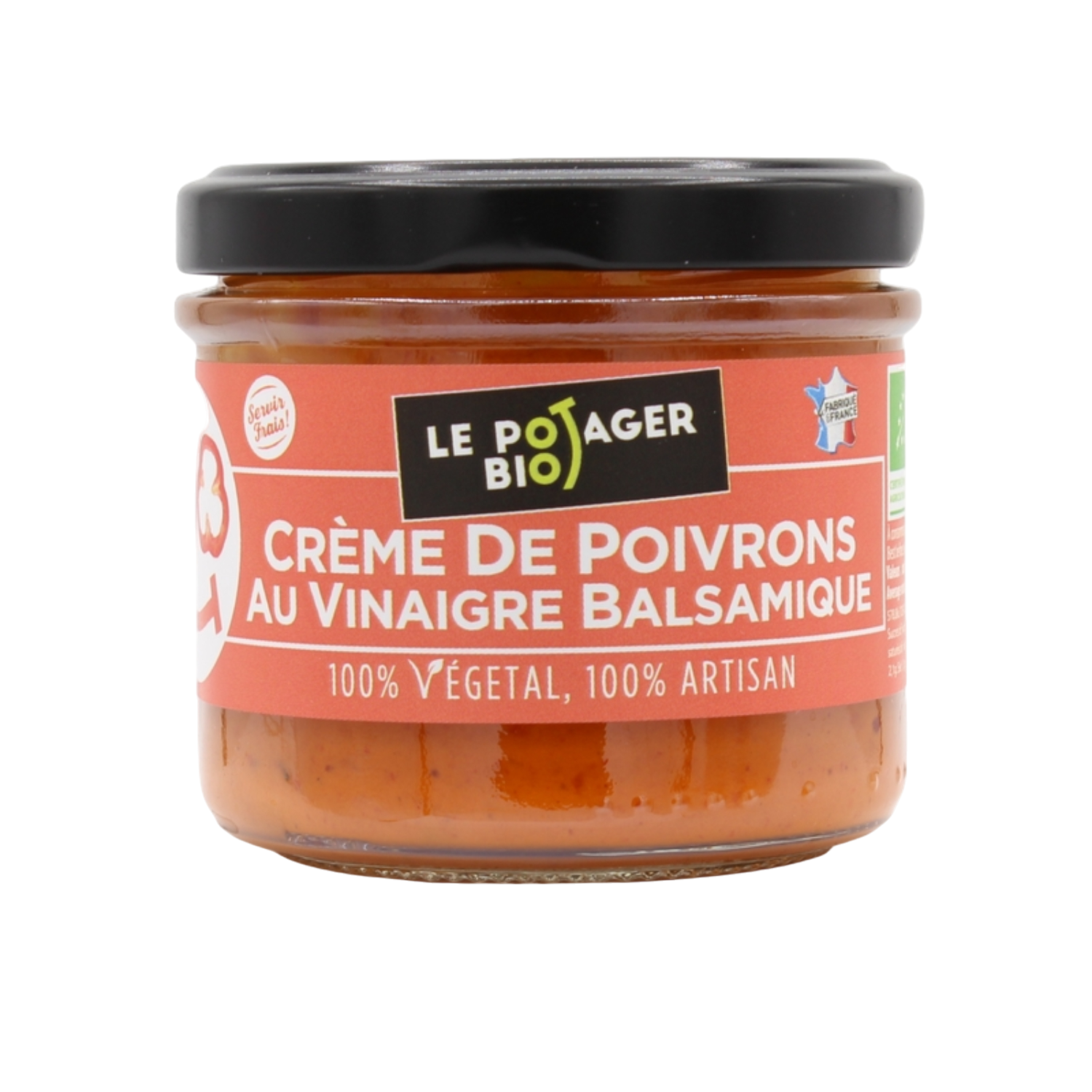 verrine poivron fond transparent
